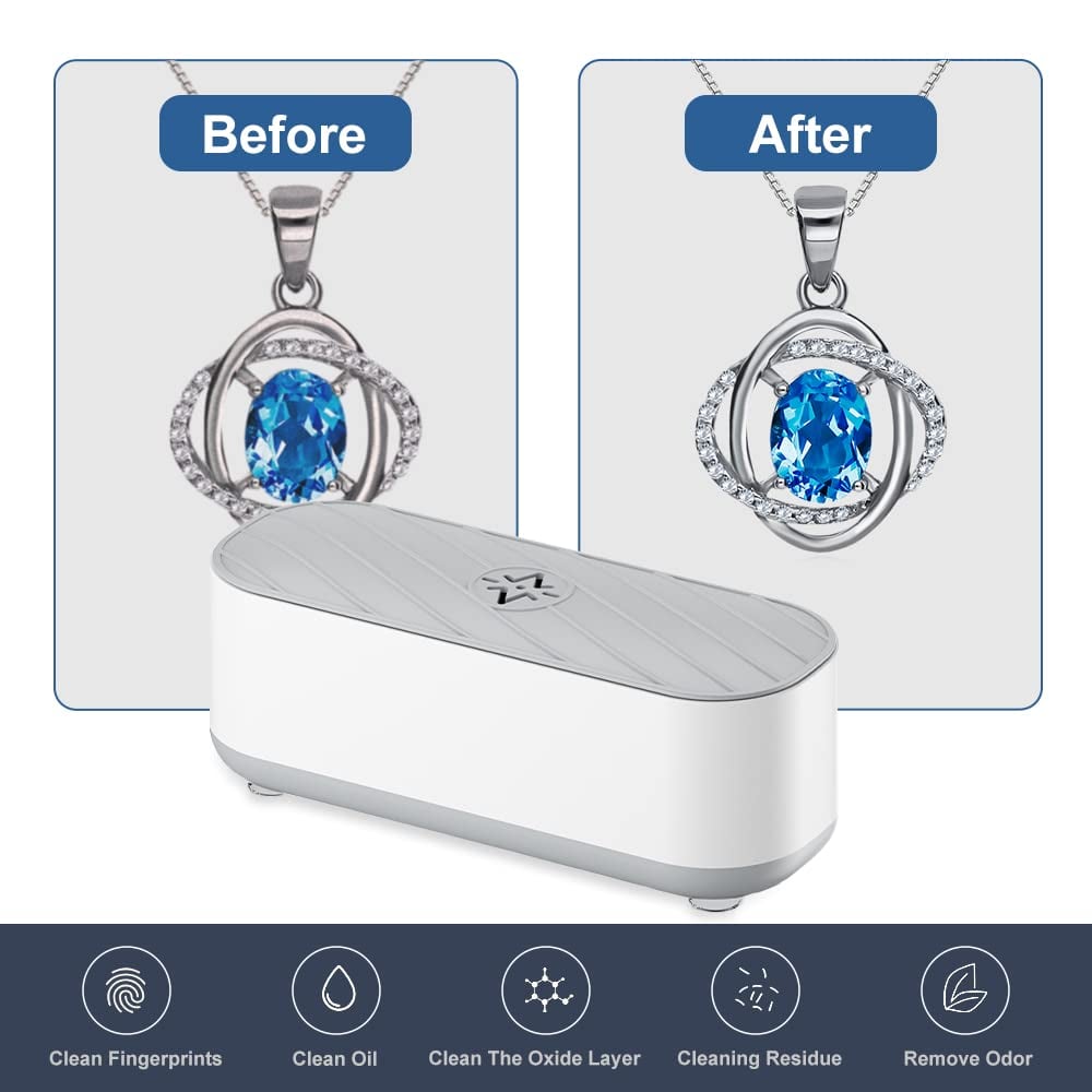 🔥Last Day 49% OFF🔥Portable Ultrasonic Multi-Function Cleaner for All Jewellery